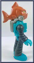 Fish-Robot from Imaginext - Blind Bags - Series 11 manufactured by Fisher-Price [Loose]