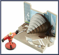 Drill Attack Playset from Incredibles 2 - Playsets manufactured by Jakks Pacific [Loose]
