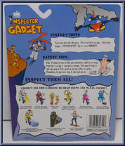 Inspector Gadget (Expanding Neck) from Inspector Gadget - Basic Series manufactured by Tiger Toys [Back]