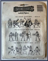 Barbarians from Iron Lords - Basic Series manufactured by Midge Toy [Back]