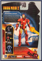 Iron Man (Advanced Armor) from Iron Man 2 - 2010 Movie - Comic Series manufactured by Hasbro [Back]