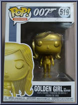 Golden Girl (Goldfinger) from James Bond - Pop! Vinyl Figures manufactured by Funko [Front]