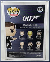 James Bond (Spy Who Loved Me) from James Bond - Pop! Vinyl Figures manufactured by Funko [Back]