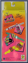 Yellow Watch from Jem and the Holograms - Wrist Rocks manufactured by Hasbro [Back]