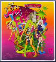 Pizzaz (Neon) from Jem and the Holograms - ReAction Figures manufactured by Super7 [Back]