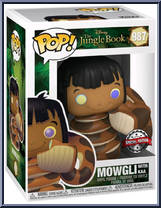 Mowgli with Kaa from Jungle Book - Pop! Vinyl Figures manufactured by Funko [Front]
