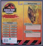 Young T-Rex with Dinosaur Adventurer from Jurassic Park Dinosaurs - Deluxe Figures manufactured by Hasbro [Back]