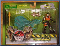 Dimetrodon with Military Diver Action Figure