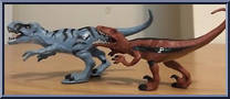 Velociraptor / Tyrannosaurus Action Figure
