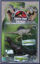Spinosaurus (Green) / Tyrannosaurus Rex (Brown) Action Figure