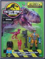 Eddie Carr (Master Mechanic) from Jurassic Park - Lost World - Humans - Series 2 manufactured by Kenner [Front]