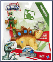 Stegosaurus (Track and Capture) from Jurassic World - Playskool manufactured by Hasbro [Front]