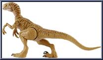 Velociraptor (Brown) from Jurassic World - Camp Cretaceous - Savage Strike manufactured by Mattel [Loose]