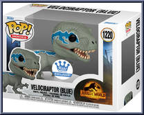 Velociraptor (Blue) from Jurassic World - Dominion - Pop! Vinyl Figures manufactured by Funko [Front]