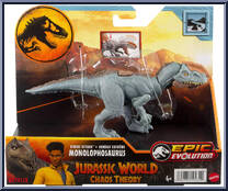 Monolophosaurus from Jurassic World - Epic Evolution - Strike Attack - Chaos Theory manufactured by Mattel [Front]