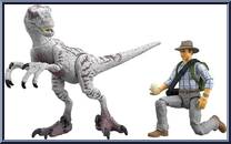 Dr. Alan Grant & Velociraptor Set Action Figure