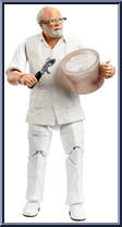 John Hammond from Jurassic World - Hammond Collection - Humans manufactured by Mattel [Loose]