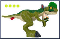 Thrash Attack Dilophosaurus Dinosaur Action Figure