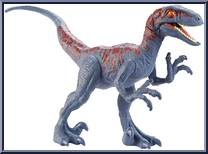 Velociraptor from Jurassic World - Primal Attack - Attack Pack manufactured by Mattel [Loose]