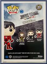 Flash (Unmasked) from Justice League - Pop! Vinyl Figures manufactured by Funko [Back]