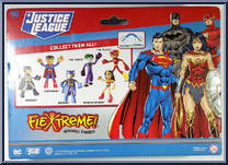 Superman / Flash from Justice League - Flextreme manufactured by Mattel [Back]