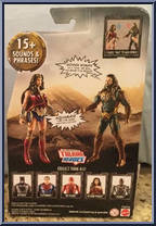 Aquaman from Justice League (Movie) - Talking Heroes manufactured by Mattel [Back]