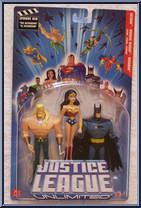 Aquaman / Wonder Woman / Batman from Justice League Unlimited - 3-Packs manufactured by Mattel [Front]