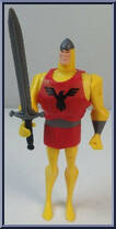 Shining Knight from Justice League Unlimited - DC Super Heroes - Purple Cards manufactured by Mattel [Loose]