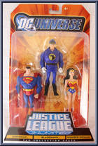 Superman / Blackhawk / Wonder Woman from Justice League Unlimited - 3-Packs - DC Universe manufactured by Mattel [Front]