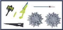 Expansion Parts Set from Kamen Rider - SHODO-XX (Double Cross) - Shodo 01 manufactured by Bandai [Loose]