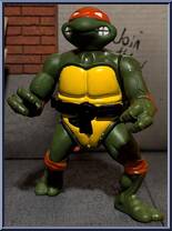 Michelangelo (Black Belt) from Karate Turtles Warriors - Talking manufactured by Unknown [Loose]