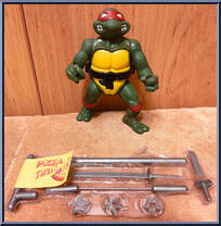 Raphael (Black Belt) from Karate Turtles Warriors - Talking manufactured by Unknown [Loose]