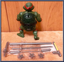 Raphael (Black Belt) from Karate Turtles Warriors - Talking manufactured by Unknown [Loose]