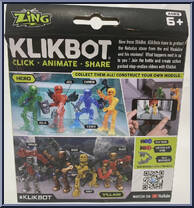 Axil from Klikbot - Series 1 - Hero manufactured by Zing [Back]