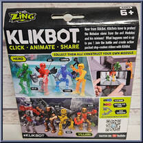Bash from Klikbot - Series 2 - Villain manufactured by Zing [Back]
