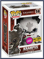 Krampus (White) (Flocked) (Chase) from Krampus - Pop! Vinyl Figures manufactured by Funko [Front]