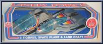 Space Plane And Land Craft (Silver / Blue) Action Figure