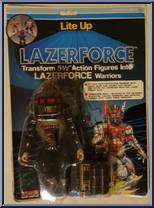 Black Warrior from Lazerforce - Basic Series manufactured by Sungold [Front]
