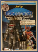 Gray Warrior from Lazerforce - Basic Series manufactured by Sungold [Front]