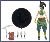 Ak Ali from League of Legends - Basic Series manufactured by Spinmaster [Loose]