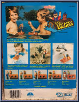 Buster Bear and Dither Duck from Li'l Loggers - Basic Series manufactured by Kenner [Back]