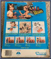Woody Warren and Buzzy Beaver from Li'l Loggers - Basic Series manufactured by Kenner [Back]