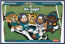 Jacksonville Jaguars from Little People Collector - NFL manufactured by Fisher-Price [Back]