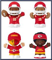 Kansas City Chiefs (Alternate Jersey) from Little People Collector - NFL manufactured by Fisher-Price [Loose]