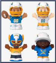 Los Angeles Chargers from Little People Collector - NFL manufactured by Fisher-Price [Loose]