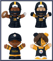 Pittsburgh Steelers (Alternate Jersey) from Little People Collector - NFL manufactured by Fisher-Price [Loose]