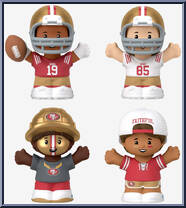 San Francisco 49ers from Little People Collector - NFL manufactured by Fisher-Price [Loose]
