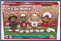 San Francisco 49ers from Little People Collector - NFL manufactured by Fisher-Price [Back]