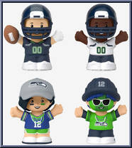 Seattle Seahawks from Little People Collector - NFL manufactured by Fisher-Price [Loose]