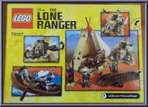 Comanche Camp from Lone Ranger - Playsets manufactured by Lego [Back]